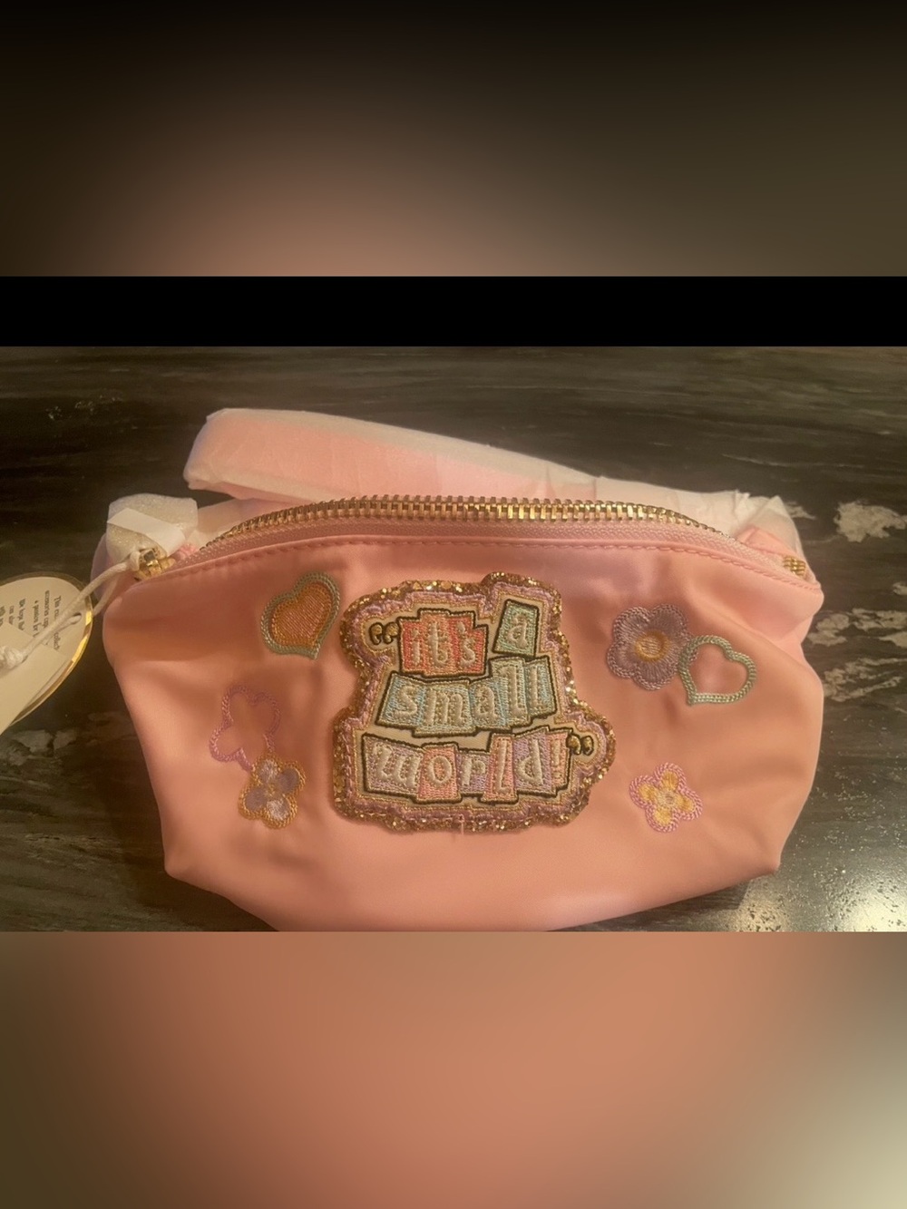 Stoney Clover Disney It’s A Small World Patch Belt Bag / Fanny Pack NWT